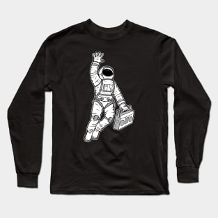 Out of Space - Black & White Long Sleeve T-Shirt